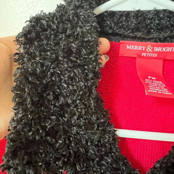 Merry & Bright Petites Christmas Sweater Vest - Picture 4 of 7